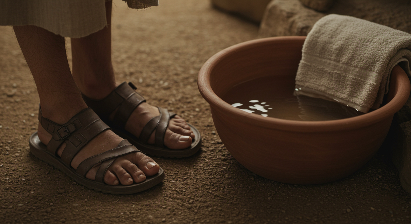 Dark image of a strand of DNA with the title "The DNA of a Disciple"