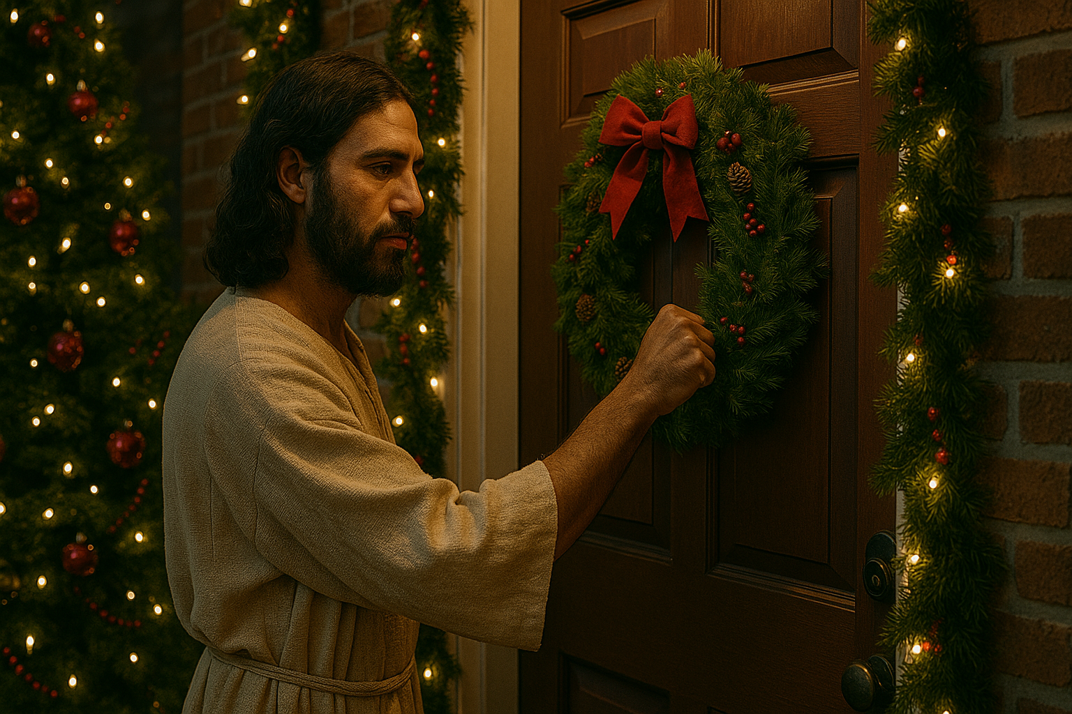 Dark image of a strand of DNA with the title "The DNA of a Disciple"