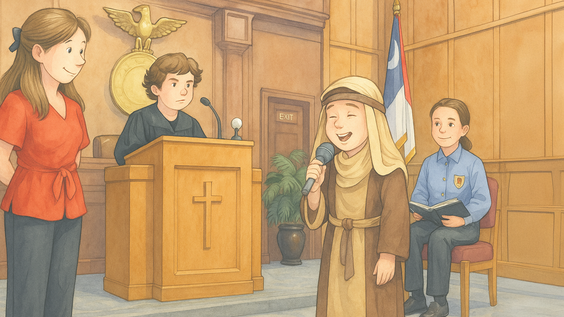 Dark image of a strand of DNA with the title "The DNA of a Disciple"