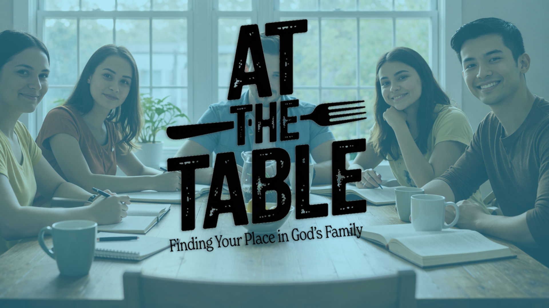 Dark image of a strand of DNA with the title "The DNA of a Disciple"